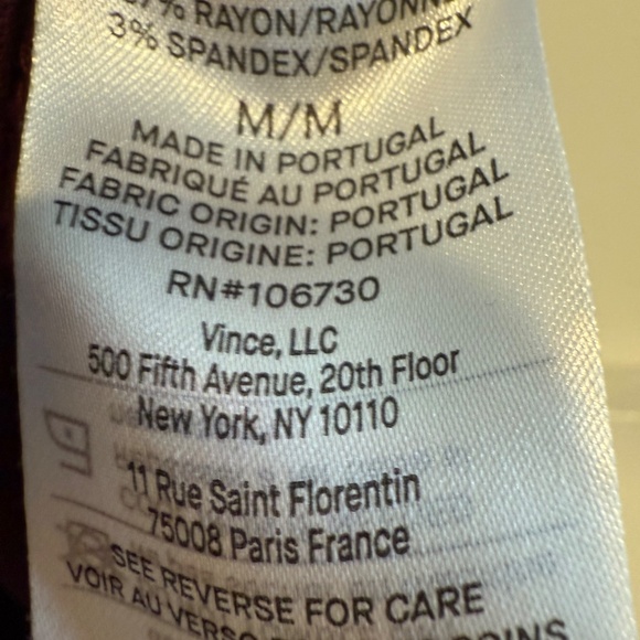 Vince faux wrap top - Picture 3 of 4